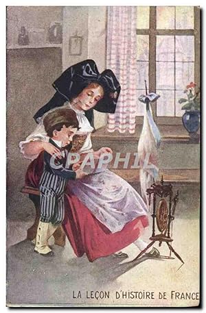 Bild des Verkufers fr Carte Postale Ancienne La Lecon D'Histoire De France Alsace Fleuse zum Verkauf von CPAPHIL