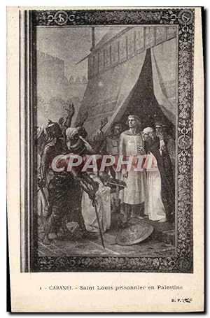 Seller image for Carte Postale Ancienne Cabanel Saint Louis Prisonnier En Palestine for sale by CPAPHIL