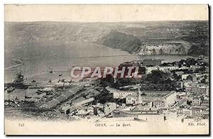 Carte Postale Ancienne Oran Le Port