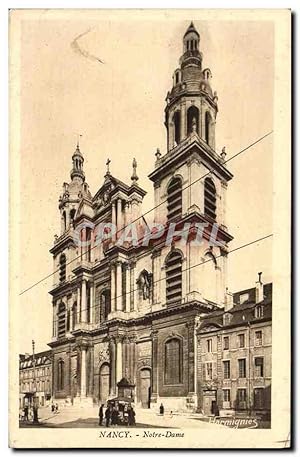 Carte Postale Ancienne Nancy Notre Dame