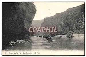 Carte Postale Ancienne Gorges du Tarn Les Detroits