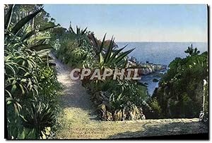 Carte Postale Ancienne Cap D'Antibes Villa Eîlenroc Bord De Mer