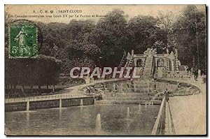 Carte Postale Ancienne Saint Cloud Les cascades