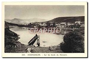 Carte Postale Ancienne Madagascar Sur les Bords du Manaoro