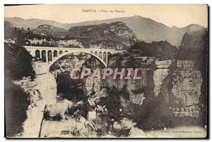 Carte Postale Ancienne Nantua Pont des Pierres