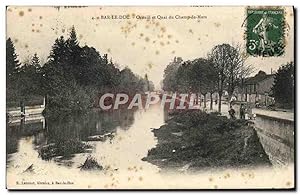 Carte Postale Ancienne Bar le Duc Ornain et quai du Champ de Mars