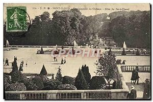 Carte Postale Ancienne Saint Cloud Emplacement du château Allée du Fer a cheval