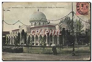 Bild des Verkufers fr Carte Postale Ancienne Marseille Exposition Coloniale Palais De Madagascar zum Verkauf von CPAPHIL