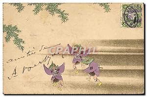 Carte Postale Ancienne Japon Nippon Danse Folklore