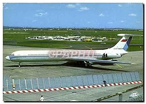 Carte Postale Moderne Avion Aviation Iliouchine 62 Long courrier de la Cie Aerolot