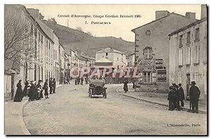 Carte Postale Ancienne Automobile Coupe Gordon Bennett 1905 Pontaumur