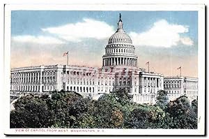 Carte Postale Ancienne Capitol Washington DC