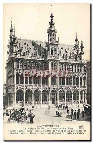 Carte Postale Ancienne Bruxelles La Maison Du Roi