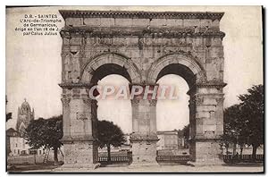 Bild des Verkufers fr Carte Postale Ancienne Saintes L'Arc De Triomphe De Germanicus zum Verkauf von CPAPHIL