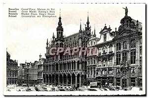 Carte Postale Ancienne Bruxelles Grand Place Maison du roi