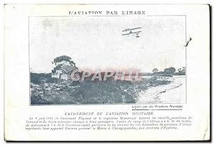 Seller image for Carte Postale Ancienne Aviation Avion Avenement de l'aviation militaire Lieutenant Fequand et le capitaine Marconnet for sale by CPAPHIL