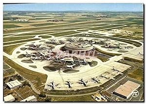 Carte Postale Moderne Avion Aviation Roissy en France vue générale de l'aeroport Charles de Gaulle