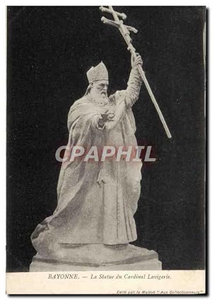 Carte Postale Ancienne Bayonne La Statue Du Cardinal Lavigerie