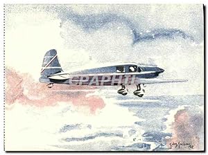 Carte Postale Ancienne Avion Aviation Caudron Simoun Grand tourisme et liaisons rapides