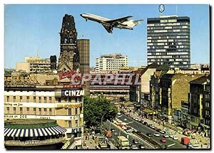 Carte Postale Ancienne Avion Aviation Berlin Kurfurstendamm Mercedes Benz