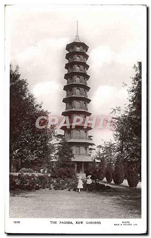 Bild des Verkufers fr Carte Postale Ancienne The Pagoda Kew Gardens zum Verkauf von CPAPHIL
