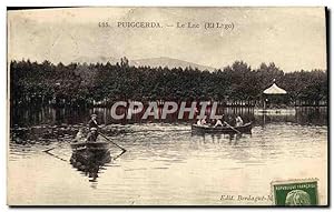 Carte Postale Ancienne Puigcerda Le Lac