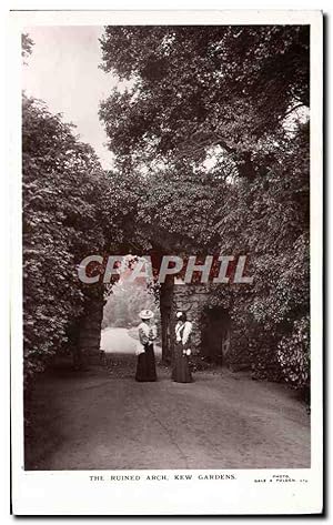 Bild des Verkufers fr Carte Postale Ancienne The Ruined Arch Kew Gardens zum Verkauf von CPAPHIL