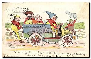 Carte Postale Ancienne Automobile Les Bidarts Lutins