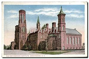 Carte Postale Ancienne The Smithsonian Institute Washington DC