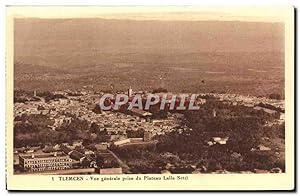 Carte Postale Ancienne Tlemcen vue générale Prise Du Plateau Lalla Setti