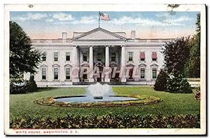 Carte Postale Ancienne White House Washington DC