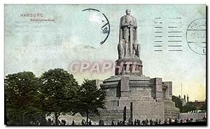 Carte Postale Ancienne Hamburg Bismarckdenkmal