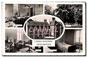 Bild des Verkufers fr Carte Postale Moderne L'Oasis Bretonne Moncontour La salle a manger Le salon Le parc Chambre a coucher zum Verkauf von CPAPHIL