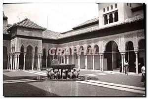 Carte Postale Moderne Granada Alhambra Patio de los leones