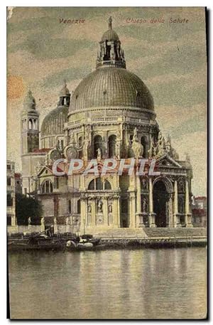 Carte Postale Ancienne Veneziz Chiesa Della Salute