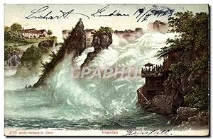 Carte Postale Ancienne Rheinfall