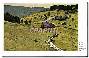 Bild des Verkufers fr Carte Postale Ancienne Illustrateur Gebirgstal Hans Volkmann zum Verkauf von CPAPHIL
