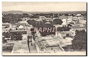 Carte Postale Ancienne Oudjda vue générale Vers La Porte Sidi Aissa