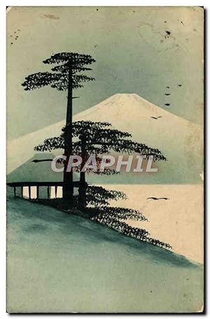 Carte Postale Ancienne Japon Nippon Arbre