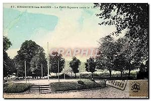 Carte Postale Ancienne Enghien Les Bains Le Petit Square Vers Le Lac