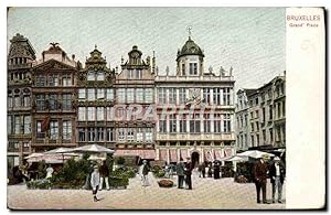 Carte Postale Ancienne Bruxelles Grand Place