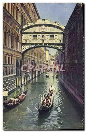Carte Postale Ancienne Venezia Ponte Del Sospiri