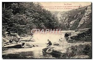 Carte Postale Ancienne Le Tarn Environs De St Amans Et De Labastide Rouairoux Gorges du banquet L...