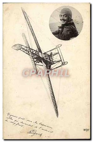 Carte Postale Ancienne Avion Aviation