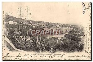 Carte Postale Ancienne Alger Mustapha Superieur a Travers les Aloes