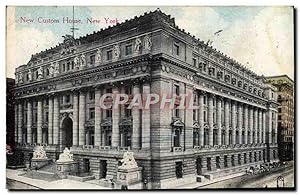 Carte Postale Ancienne New Custom House New York