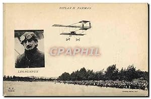 Carte Postale Ancienne Avion Aviation Biplan H Farman Publicite Neo laxatif Chapotot Sirop Enfant