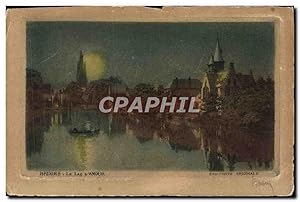 Carte Postale Ancienne Bruges Le Lac Amour