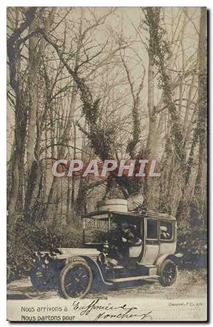 Carte Postale Ancienne Automobile Jonchery