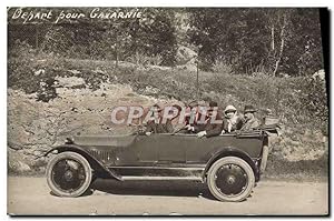 Carte Postale Ancienne Automobile Depart pour Gavarnie
